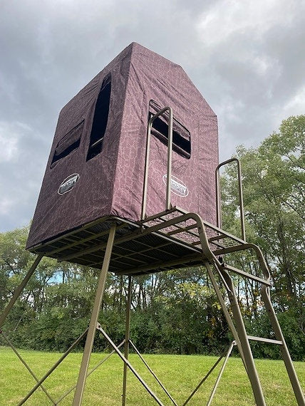 Trophy Treestands Firetower 9' Pod Stand Elevated Deer Hunting Blind