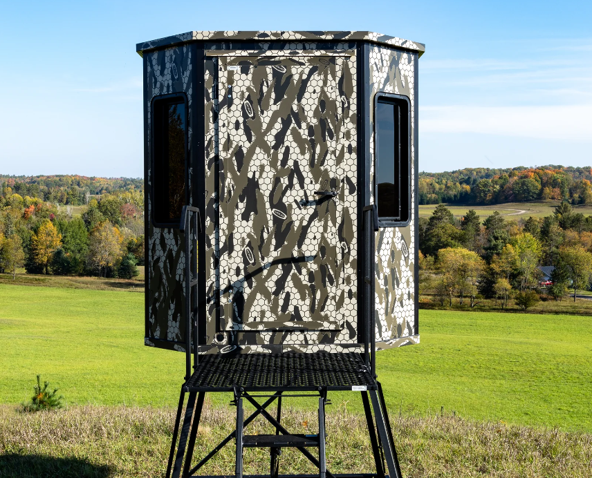 Orion 6x6 Gun/Bow Combo Modular, Elevated, Insulated Deer Hunting Box Blind