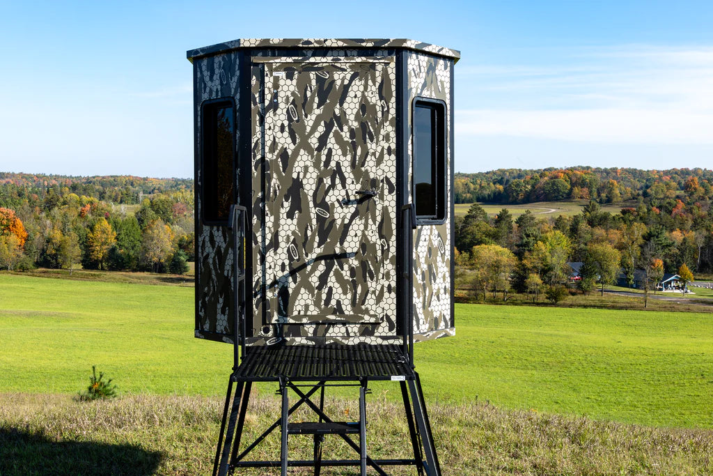 Orion 6x6 Gun/Bow Combo Modular, Elevated, Insulated Deer Hunting Box Blind