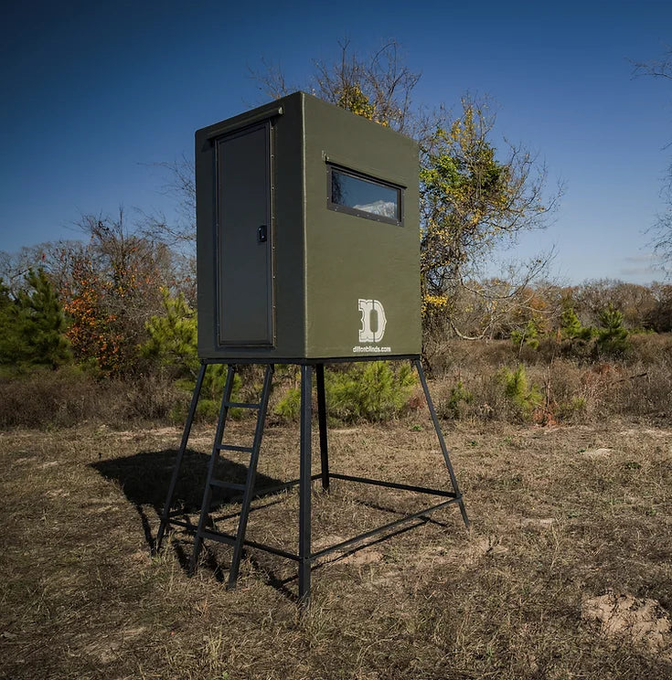 Dillon Blinds 4x4 Insulated, Elevated Deer Hunting Blind