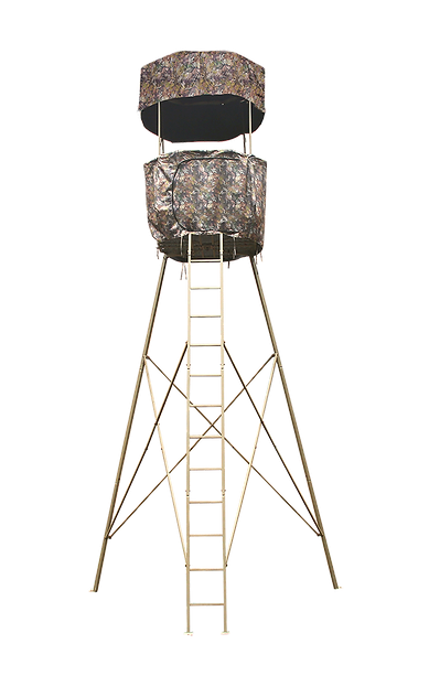 Trophy Treestands Long View Pod Stand, Elevated Deer Hunting Blind