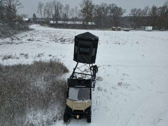 Greylight Nomad Deer Blind Trailer with 6' Tower & Twilight Hunting Blind