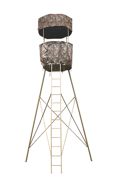 Trophy Treestands Long View Pod Stand, Elevated Deer Hunting Blind